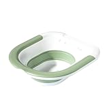 便座用座浴 – 折りたたみトイレ座浴 | 産後ケア用の人間工学に基づいたポータブルシッツバス、妊婦用折りたたみ式ノースクワットバスソーク、快適な座浴洗面台浴槽ノースクワットバスソーク産後座浴