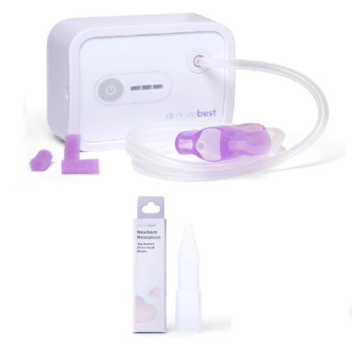 Image of Dr. Noze Best | NozeBot - Electric Baby Nasal Aspirator | Pediatric ENT-Designed Baby Care for Newborn Nosepiece Included | Hospital Grade | Nose Sucker Nasal Vacuum