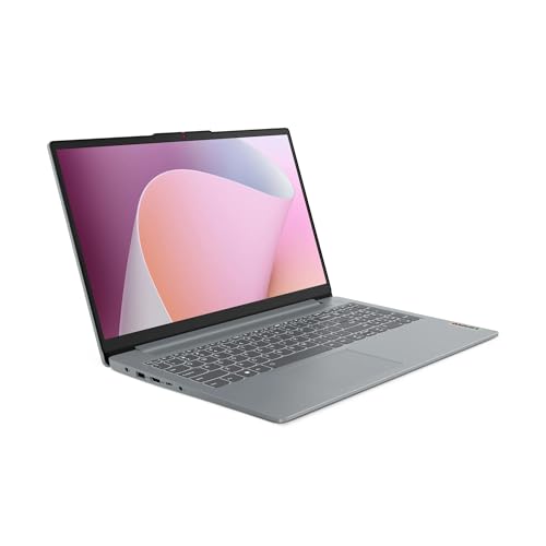 Image of Lenovo IdeaPad Slim 3 15.6 inch FHD Touchscreen Laptop, AMD Ryzen 5 7520U Processor, 32GB DDR5 RAM, 10TB SSD, Windows 11 Home, AMD Radeon 610M, WiFi 6, Bluetooth, Artic Grey with HEX Accessories