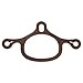 Tough 1 3 Way Spur Tie Down Strap, Brown, Small/Medium