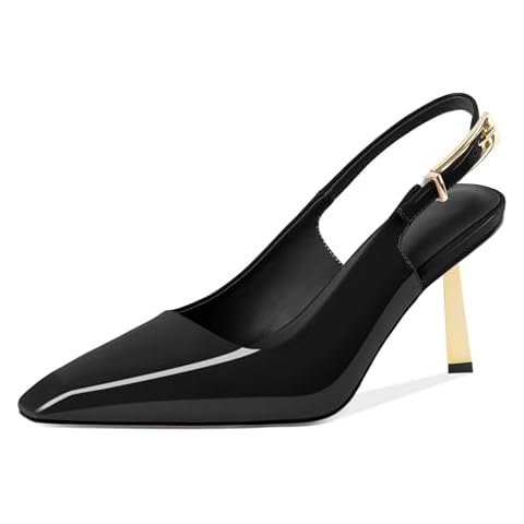 Mettesally Women's Slingback Stiletto Heels Cover