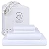 Threadmill 100 american supima cotton sheets king size 1000 thread count 4pc king size sheets set smooth sateen king sheets ultra luxury bed sheets 17 deep pocket king sheet set white sheets  urban country home decor