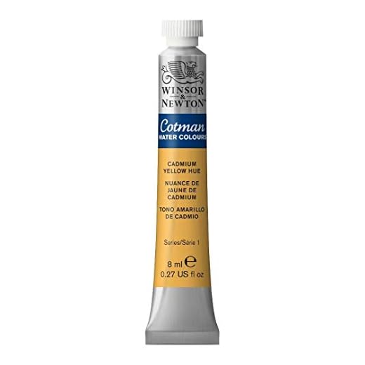 Tubos De Pintura Winsor & Newton Cotman Agua Color Amarillo De Cadmio [hue] 8ml