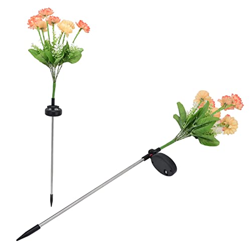 Simulation extérieure lumière de fleur solaire LED pour allée