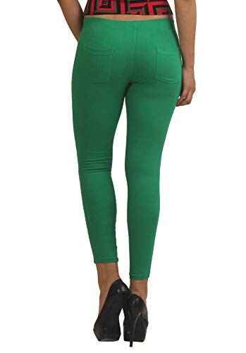 Image of Frenchtrendz Women's Skinny Fit Mid Rise Stretchable Cotton Spandex Jegging Pull On (XS-4XL)