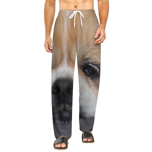 Bas de pyjama femme imprimé chien idéal pour cocooner le week-end