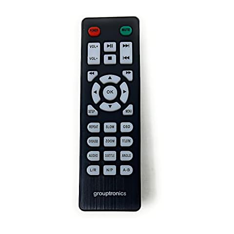 Grouptronics Micro DVD Original Replacement Remote Cover