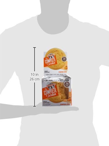 Lenny & Larry's The Complete Cookie, Pumpkin Spice, Soft Baked, 16g Plant Protein, Vegan, Non-GMO, 4 Ounce Cookie (Pack of 12)