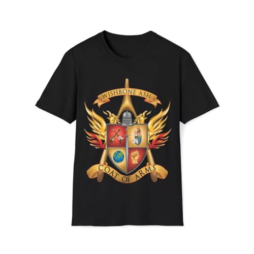 Photo de Unisex Soft Cotton T-Shirt. Wishbone Ash Black XL
