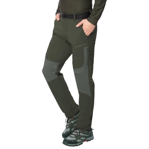 Image of TRIPOLE Trailblazer Trekking and Hiking Pants and Cargo for Outdoors and Travelling (in, Alpha, XL, Regular, Army Green)