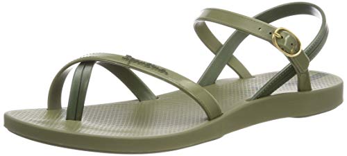 Ipanema Fashion Sand VII Fem, Sandalias de Talón Abierto para Mujer, Green 8550, 35/36 EU