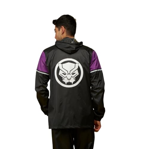 Image of ZEEL Water Fighter Rain Coat for Men with Adjustable Hood, Polyester Waterproof Full Sleeves, Top and Bottom Set Rainwear, Front Zip with Flap, Lightweight Raincoat