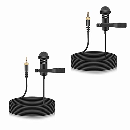 2-Pack Lavalier Lapel Microphone Compatible With Rode Wireless Transmitters Bodypack - Tx/Wireless Go Ii/Rodelink Kit, Omnidirectional Condenser Mic For Vlog/Lectures/Broadcasters #TOP12
