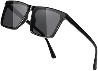 GRACY RIMS Stylish Square Sunglasses for Men &amp; Women | Light Weight | Durable &amp; Modern Looks with UV400 Protection | Ideal...