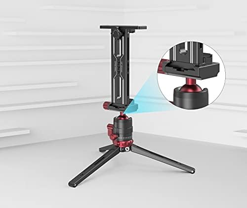 SMALLRIG Metal Holder for iPad Tripod Mount Adapter with 2 Cold Shoe, 1/4" Screw Acra Swiss Rail Mount, for iPad Mini Air Pro Surface Pro (7.9 to 12.9) - 2930