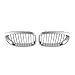 Kratka do BM-W E46 seria 3 Coupe kabriolet 2-drzwiowy LCI 2003-2006 przednia kratka chłodnicy grill (chrom, pojedyncza linia) grill samochodowy