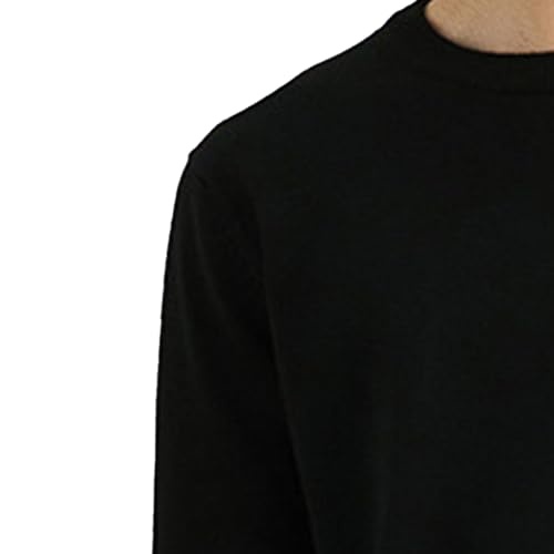 Men's V-Neck Lightweight Sweater Casual Crew Neck Basic Soft Knitted Tops Ribbed Knitted Long Sleeve Pullover2