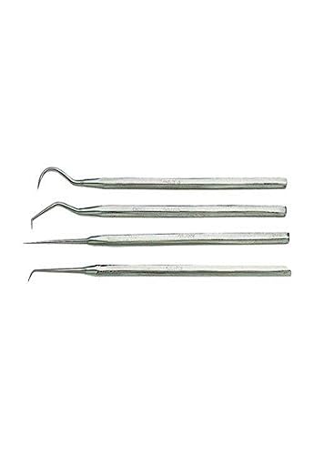Pro'sKit Juego de sondas 900-205, 4 piezas, acero inoxidable