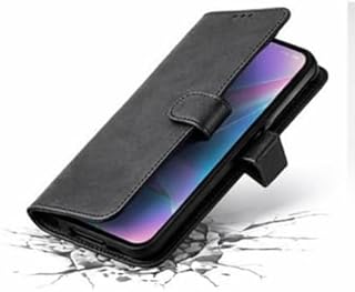 جراب جلد قابل للطي لموبايل شاومي ريدمي نوت 9 - حماية كاملة من الامام والخلف - اغلاق مغناطيسي - مضاد للخدش