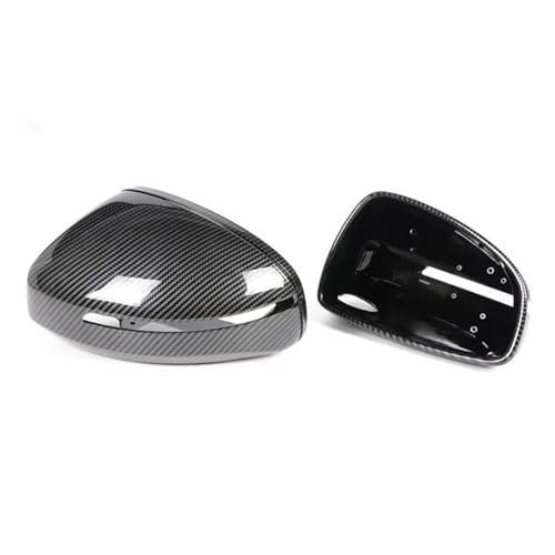 Couvercle de rétroviseur TT MK2 R8 capuchon extérieur aspect carbone noir brillant 07-14