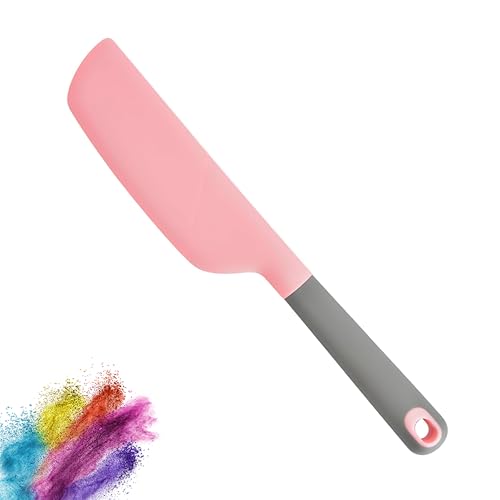 SoKalChw 13 in Large Silicone Spatula, Dough Scraper(Pink, long) by SoKalChw - Used condition - US$12.52