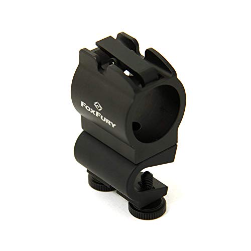 Foxfury Sideslide C-Clamp Side Mounted Helmet Light, Fire And Impact Resistant, Waterproof, 200 Lumens, Black #TOP4