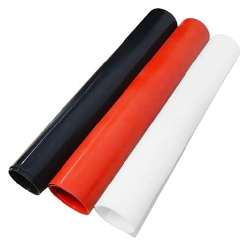 Tapis plaque haute température lot de 3 en silicone vierge translucide de 500 mm