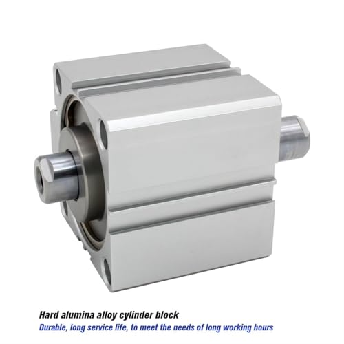 Vérin compact double tige SDAD25 pneumatique double effet alésage 25 mm