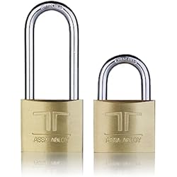 Candado Abloy Tesa Assa Abloy CL60LTKAKN42 Candado De Latón Latonado 60 x 34 mm En Caja Llaves Iguales 42