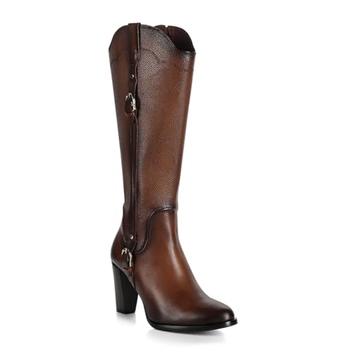 FRANCO CUADRA Boot for Women in Genuine Leather 6G5TVTV Honey2