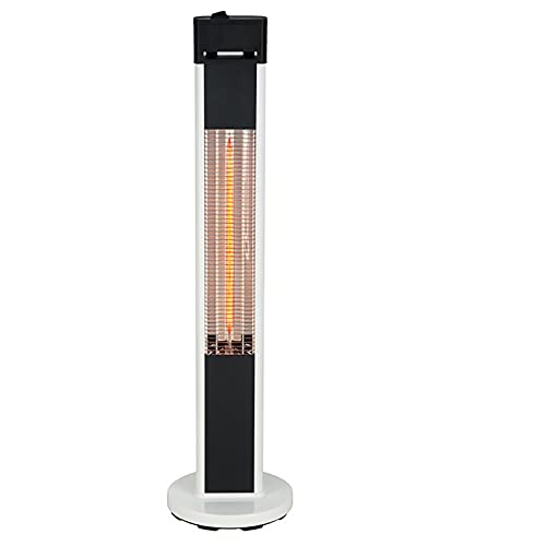 FFYUTING Patio portátil de Fibra de Carbono para Exteriores, Torre de terraza de Infrarrojos lejanos Independiente, 1600W
