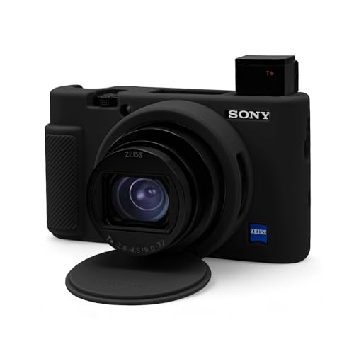 Funda de silicona para Sony RX100 III a VII color negro miniatura 1