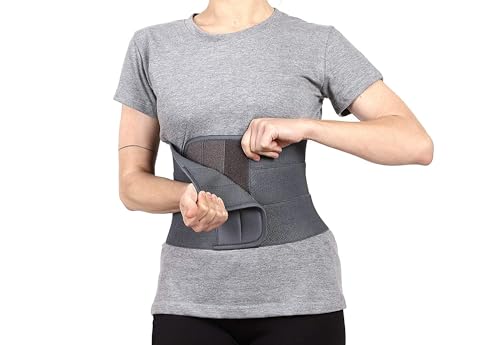 Image of Cotton, Abdominal Belt After Delivery For Tummy Reduction Belly Support Belt, Breathable Belt For Women & Men (SPECIAL Universal) Compatible XXL,3XL,4XL, Grey