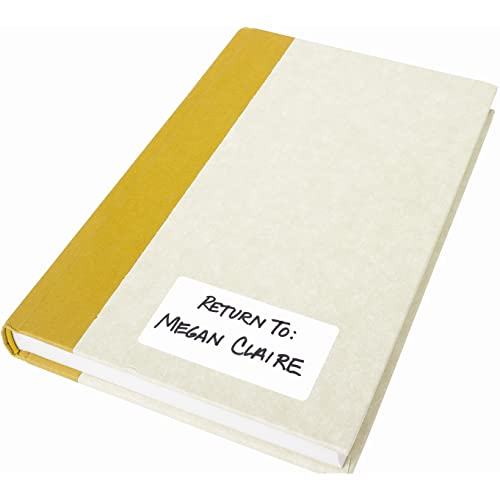 Avery Etiquetas removíveis de impressão ou escrita, 3,8 x 7,6 cm, branco, pacote com 150 (5440)