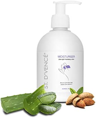 ST. D'VENCE Original Daily Moisturizing Body Lotion with Almond Oil & Aloe Vera for Normal Skin | Paraben & Sulphate Free | 10.14 Fl. oz