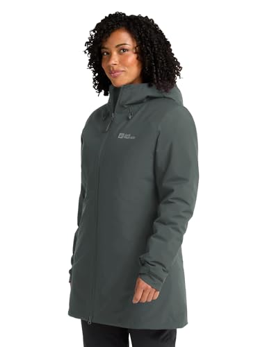 Jack Wolfskin Damen Heidelstein Ins Jkt W, Slate Green, L EU