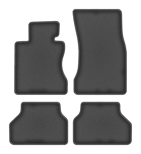 Tapis de voiture en velours haut de gamme Durban couleur graphite pour BMW Série 5 E61 Touring