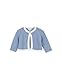 Gocco Unisex-Baby Chaqueta Con VIVO EN CONTRASTE Strickjacke, Azul Viejo,