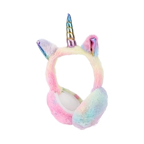 Orejeras de invierno de unicornio para paseos urbanos y días de nieve