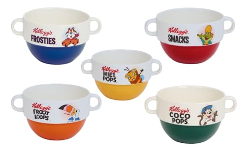 Riyashop Set di 2 ciotole in ceramica – 2 x 300 ml – grandi ciotole per cereali e zuppe – ciotola grande – ciotole per cereali – set di ciotole – ciotola per cereali – set di ciotole – ciotola in