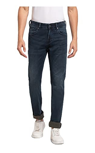 Image of Spykar Men's Rover Regular Fit Mid-Rise Jeans