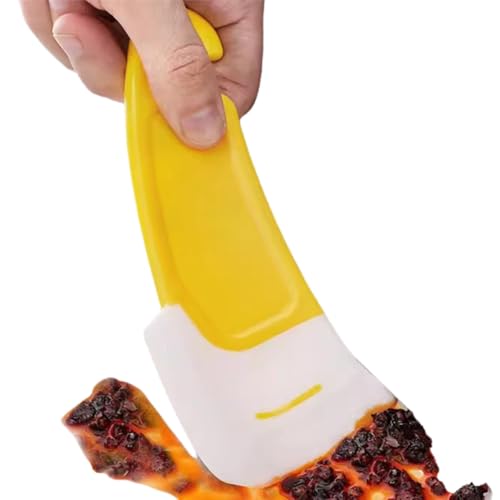 Grattoir de cuisine en silicone, spatule de cuisine et grattoir – Idéal pour les comptoirs, assiettes, casseroles et bols