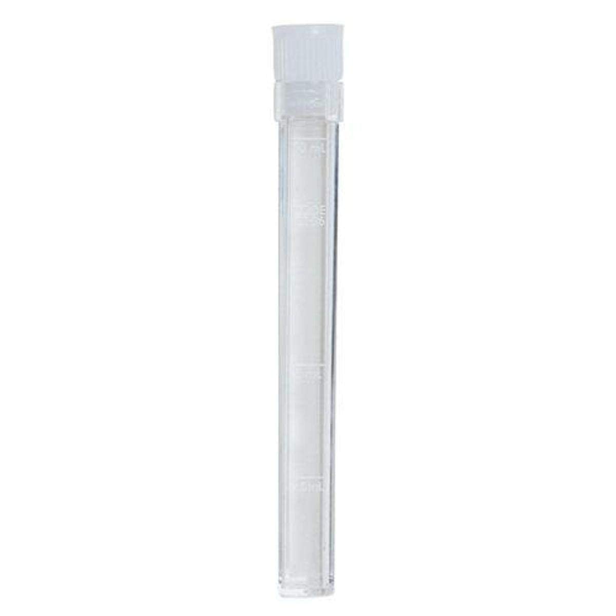 LaMotte 0106 LaMotte 0106 Plastic Test Tube, Square, 2.5 mL-5 mL-10 mL with Cap (Pack of 6)