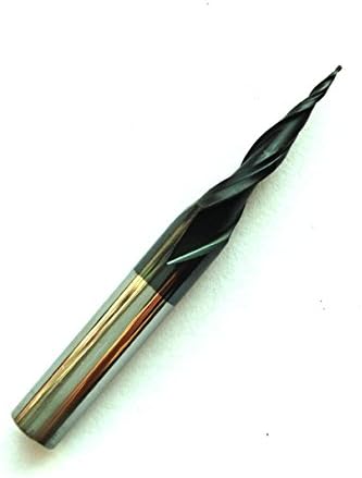6mm R0.25 Carbide Tapered Ball Nose End Mill Taper and Cone Endmills R0.25D62050L2F HRC55