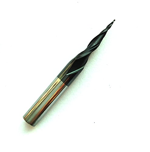 6Mm R0.25 Carbide Tapered Ball Nose End Mill Taper And Cone Endmills R0.25D62050L2F Hrc55 #TOP1