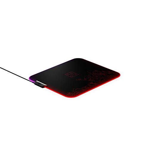 Image of SteelSeries QcK Dota 2 Edition Gaming Surface - Medium RGB Prism Cloth Mouse Pad of All Time - Optimized for Gaming Sensors