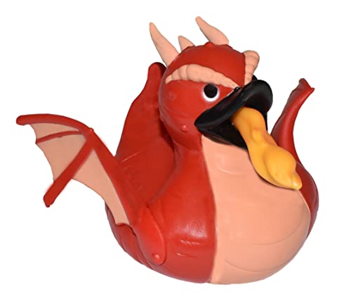 Wild Republic Rubber Ducks, Bath Toys, Kids Gifts, Pool Toys, Water Toys, Red Dragon, 4'