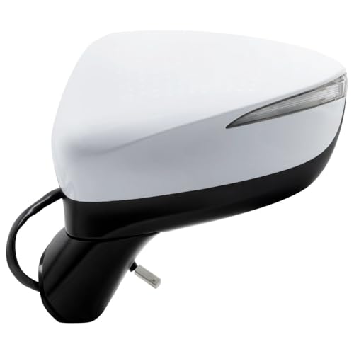 alxiang Side Mirror for Mazda for CX-5 GS/GT//S/Sport/i 15-16 Power Folding Signal Bsm 9Pin Driver Left (White)
