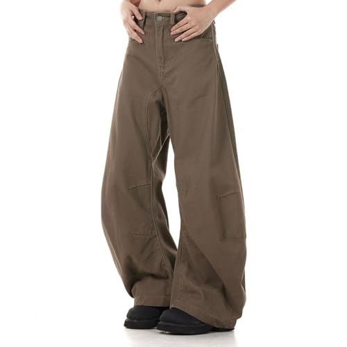 Barrel Jeans Men Supper Baggy Wide Leg Skater Denim Pants Streetwear High Waist Barrel Leg Bottoms Relaxed Fit with Pockets3