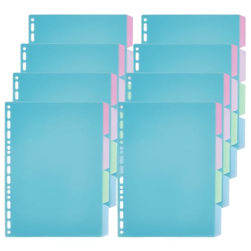 Intercalaires turquoise 19,4x25,7 cm SUPERFINDINGS pour vos recettes et projets
